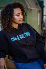 Load image into Gallery viewer, CurlMob Black Hoodie