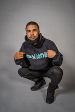 Load image into Gallery viewer, CurlMob Black Hoodie