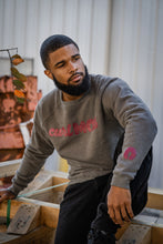 Load image into Gallery viewer, CurlMob Grey Crew Neck