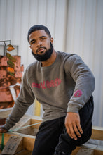 Load image into Gallery viewer, CurlMob Grey Crew Neck